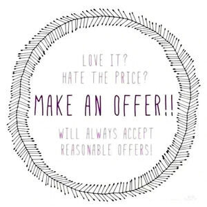 Like An Item, But Not The Price - Make a Reasonable Offer!!